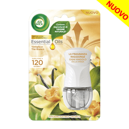 VANIGLIA E THÈ BIANCO DIFFUSORE ELETTRICO DI FRAGRANZA CON RICARICA image